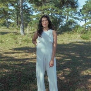 Macacão de Linho Folha