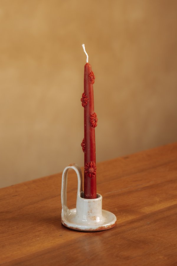 Castiçal de Cerâmica Artesanal Céu